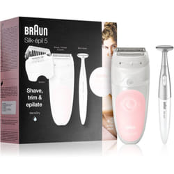 Braun Silk-épil 5 81706349 épilateur 28 pince(s) Blanc, Rose