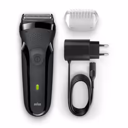 Braun Series 3 300s Rasoir à grille Tondeuse Noir