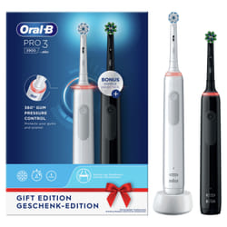 Oral-B Pro 3 3900 Adulte Brosse à dents rotative Noir, Blanc