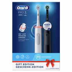Oral-B Pro 3 3900 Adulte Brosse à dents rotative Noir, Blanc