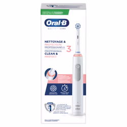 Oral-B Professional Cleaning & Protection 80332543 brosse à dents électrique Adulte Brosse à dents rotative Blanc