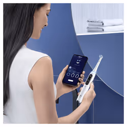 Oral-B iO Series 9n Adulte Brosse à dents vibrante Blanc - Vue supplémentaire 6