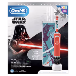 Oral-B Kids 80336889, Enfant, Brosse à dents rotative, Sensible, Rouge, Blanc, 2 min, Extra doux