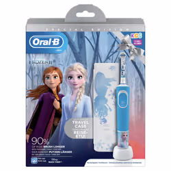 Oral-B Kids Frozen II Enfant Brosse à dents rotative Bleu, Blanc