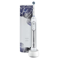 Oral-B 80337571 brosse à dents électrique Adulte Brosse à dents rotative oscillante Argent, Blanc