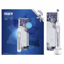 Oral-B 80337571 brosse à dents électrique Adulte Brosse à dents rotative oscillante Argent, Blanc