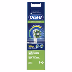 Oral-B CrossAction Brossette Avec Technologie CleanMaximiser, Lot De 2