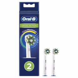 Oral-B CrossAction Brossette Avec Technologie CleanMaximiser, Lot De 2