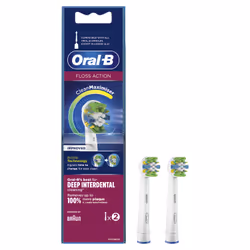 Oral-B FlossAction 80338475, 2 pièce(s), Blanc, MicroPulse bristles, CleanMaximiser, Allemagne, Oral-B, 10,9 g