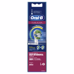 Oral-B FlossAction 80338475 tête de brosses 2 pièce(s) Blanc