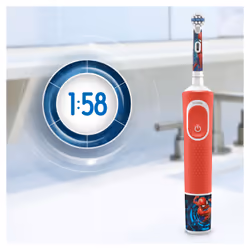 Oral-B 80339051 brosse à dents électrique Enfant Brosse à dents vibrante Rouge - Vue supplémentaire 5