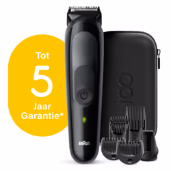 Braun All-in-one 81728159, Lavable, AC/Batterie, Noir