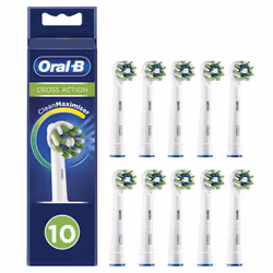 Oral-B CrossAction 80339346 tête de brosses 10 pièce(s) Bleu, Vert, Blanc