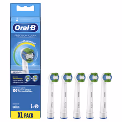 Oral-B Precision Clean Clean Maximiser Brush Heads, 5 pièce(s), Bleu, Blanc, 3 mois, Allemagne, Oral-B, alle Oral-B-handvatte ...