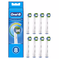 Oral-B Precision Clean 80339355 tête de brosses 8 pièce(s) Bleu, Blanc