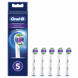 Oral-B 3D White 80339421, 5 pièce(s), Blanc, 3 mois, Allemagne, Oral-B, Alle Oral-B-handvatten, behalve Pulsonic en iO.