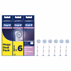 Oral-B Sensitive Clean 80339506, 6 pièce(s), Blanc, Allemagne, Oral-B, 32,7 g, 18 mm