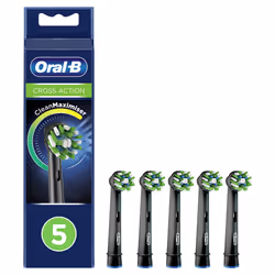 Oral-B CrossAction 80339542, 5 pièce(s), Noir, CleanMaximiser, Hongrie, Oral-B, 27,25 g
