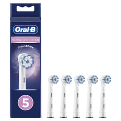 Oral-B Sensitive Clean 80339547 tête de brosses 5 pièce(s) Blanc