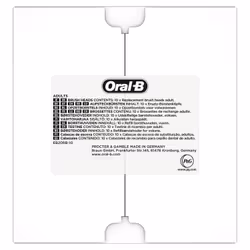 Oral-B Precision Clean 81730426, 10 pièce(s), Blanc, 70 g, 17 mm, 219 mm, 231 mm