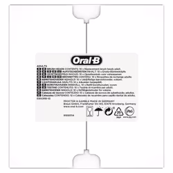 Oral-B CrossAction 81730430, 10 pièce(s), Blanc, 70 g, 17 mm, 219 mm, 231 mm