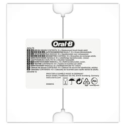 Oral-B CrossAction 81730430 tête de brosses 10 pièce(s) Blanc