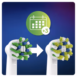 Oral-B CrossAction 81730430 tête de brosses 10 pièce(s) Blanc - Vue supplémentaire 4