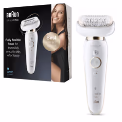 Braun Silk-épil 9 Flex 40 pince(s) Blanc, Or - Vue supplémentaire 4