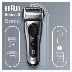 Braun Series 8 81744520 rasoir pour homme Rasoir à grille Argent