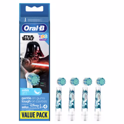 Oral-B Kids 80352668, 1 pièce(s), Bleu, Rouge, 3 mois, Extra doux, Star Wars, Allemagne