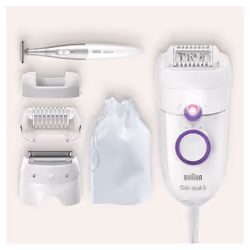 Braun Silk-épil 5 825 Power 28 pince(s) Blanc, Violet - Vue supplémentaire 6