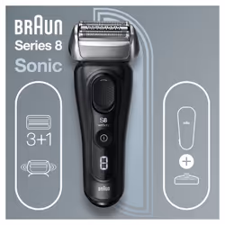 Braun Series 8 81747473 rasoir pour homme Rasoir à grille Noir
