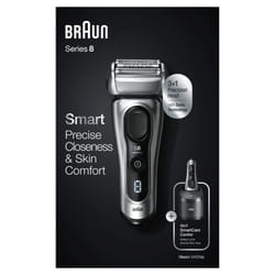Braun Series 8 8457cc Wet&Dry Rasoir à grille Tondeuse Noir, Gris