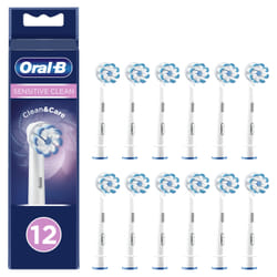 Oral-B Sensitive Clean 81748487 tête de brosses 12 pièce(s) Blanc