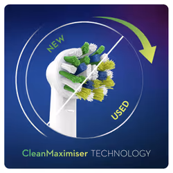 Oral-B CrossAction Cross Action Clean Maximizer 12er FFS 12 pièce(s) Blanc