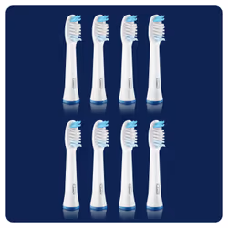 Oral-B Pulsonic Clean 81748491 tête de brosses 8 pièce(s) Blanc