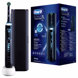Oral-B Genius X 80354128 brosse à dents électrique Adulte Brosse à dents oscillante Noir, Bleu