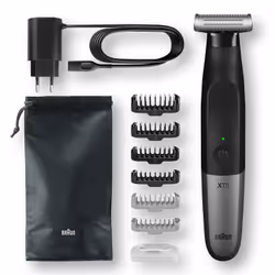 Braun Series X XT5200 Rasoir à grille Tondeuse Noir, Métallique