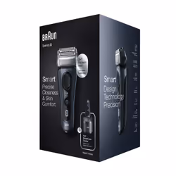 Braun Series 8 8463cc Rasoir à grille Tondeuse Gris