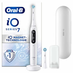 Oral-B iO 7 Blanche Brosse à dents électrique avec 2 brossettes