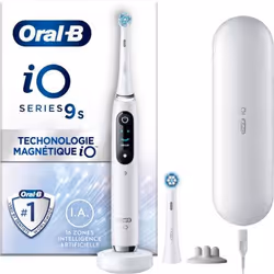 Oral-B iO 9S, Adulte, Brosse à dents rotative oscillante, Soin quotidien, Nettoyage en profondeur, Super sensitive, Soins des ...
