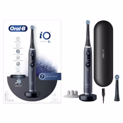 Oral-B iO 9S, Adulte, Brosse à dents rotative oscillante, Soin quotidien, Nettoyage en profondeur, Super sensitive, Soins des ...