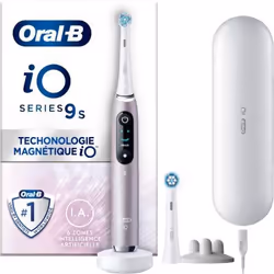 Oral-B iO 9S, Adulte, Brosse à dents rotative oscillante, Soin quotidien, Nettoyage en profondeur, Soins des gencives, Sensib ...