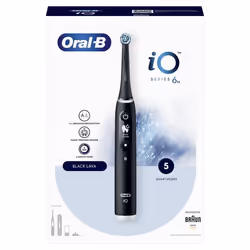 Oral-B iO 6 Adulte Brosse à dents oscillante Noir - Vue supplémentaire 8