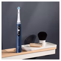 Oral-B iO Series 7N Sapphire Blue Adulte Brosse à dents vibrante Bleu