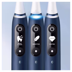 Oral-B iO Series 7N Sapphire Blue Adulte Brosse à dents vibrante Bleu - Vue supplémentaire 5