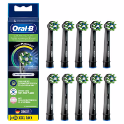 Oral-B CrossAction , 10 pièce(s), Noir, 3 mois, CleanMaximiser, Oral-B, Boîte