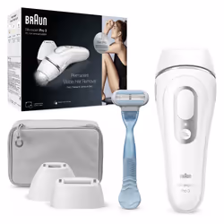 Braun Silk-expert Pro Silk expert Pro 3 PL3121, Argent, Blanc, Lumière pulsée, Royaume-Uni, Secteur, 100 - 240 V, 1,17 kg