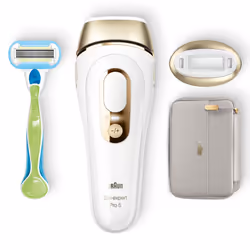Braun Silk-expert Pro IPL PL5054 Lumière pulsée Or, Blanc