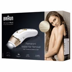 Braun Silk-expert Pro IPL PL5054 Lumière pulsée Or, Blanc